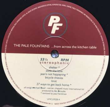 LP The Pale Fountains: ... From Across The Kitchen Table