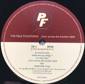 LP The Pale Fountains: ... From Across The Kitchen Table