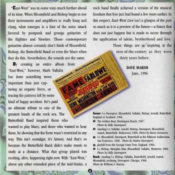 CD The Paul Butterfield Blues Band: East-West Live