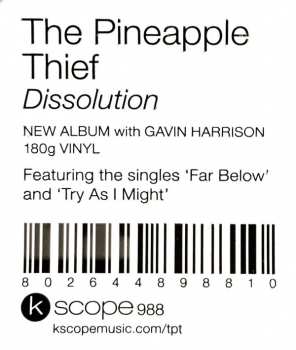 LP The Pineapple Thief: Dissolution