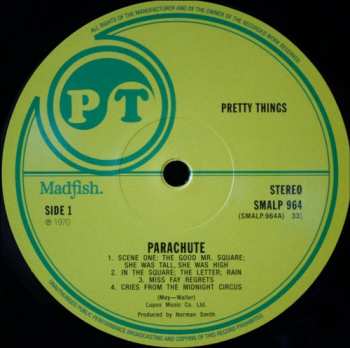 LP The Pretty Things: Parachute