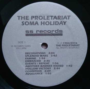 LP The Proletariat: Soma Holiday