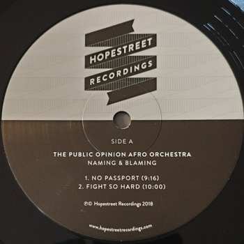 LP The Public Opinion Afro Orchestra: Naming & Blaming