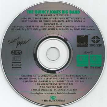 CD The Quincy Jones Big Band: Lausanne 1960