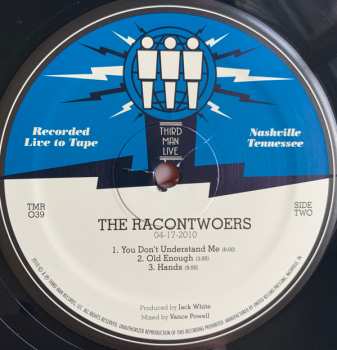 LP The Racontwoers: Live At Third Man Records