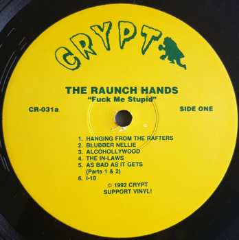 LP The Raunch Hands: Fuck Me Stupid