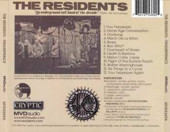 CD The Residents: Fingerprince