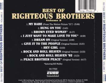 CD The Righteous Brothers: Best Of Righteous Brothers Volume 2