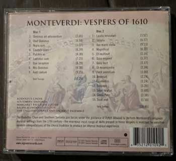 2CD The English Cornett And Sackbut Ensemble: Monteverdi:  Vespers Of 1610