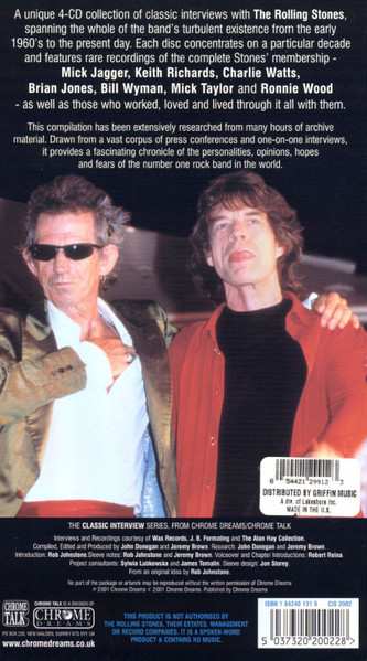 4CD/Coffret The Rolling Stones: As It Happened: The Classic Interviews