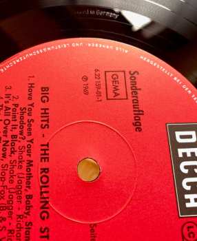 LP The Rolling Stones: Big Hits (High Tide And Green Grass)