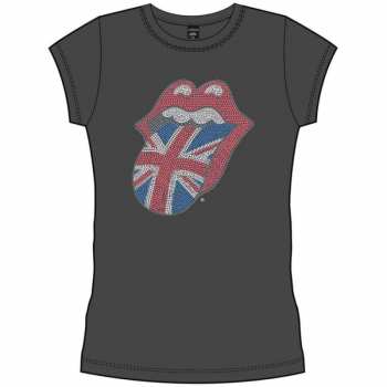 Merch The Rolling Stones: Femmes T-shirt Classic Uk Tongue 