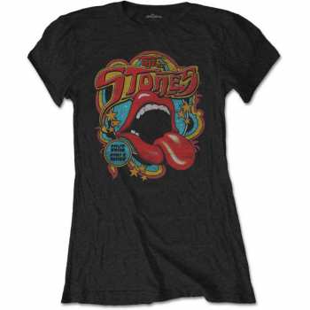 Merch The Rolling Stones: Femmes T-shirt Retro 70s Vibe 