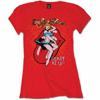 Merch The Rolling Stones: Femmes T-shirt Start Me Up 