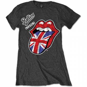 Merch The Rolling Stones: Femmes T-shirt Vintage British Tongue 