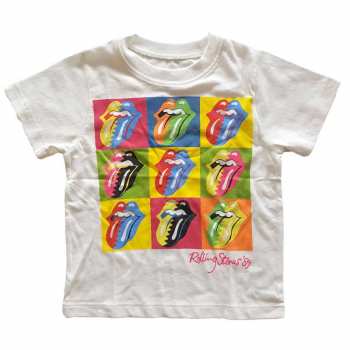 Merch The Rolling Stones: Les enfants Toddler T-shirt Two-tone Tongues 