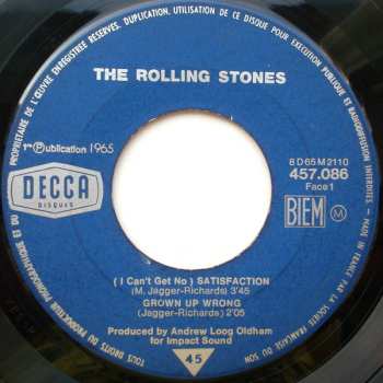 SP The Rolling Stones: (I Can't Get No) Satisfaction