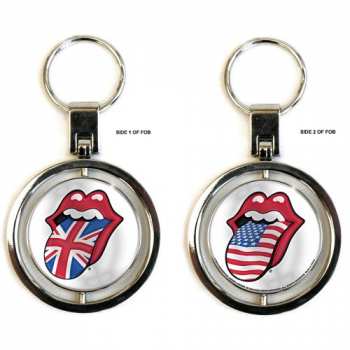 Merch The Rolling Stones: Porte-clés Uk & Us Tongues 