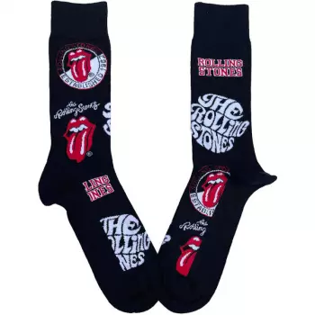 Chaussettes à la cheville Logo The Rolling Stoness 