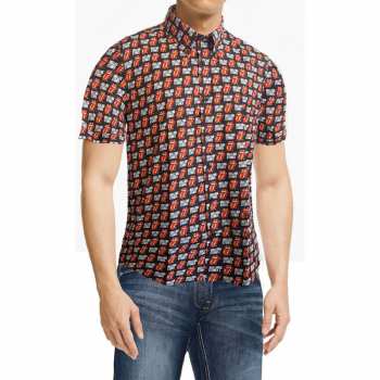 Merch The Rolling Stones: Chemises décontractées Tongue And Text 