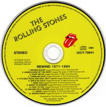 CD The Rolling Stones: Rewind (1971-1984) LTD