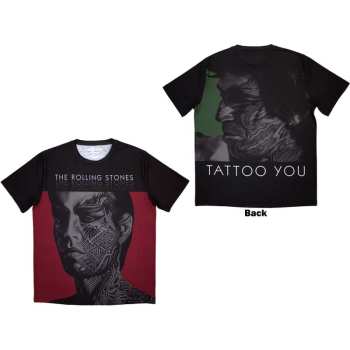 Marchandises The Rolling Stones: The Rolling Stones Unisex Sublimation T-shirt: Tattoo You (back Print) (small) S