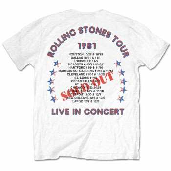 Marchandises The Rolling Stones: Tričko 81 Tour Dragon S