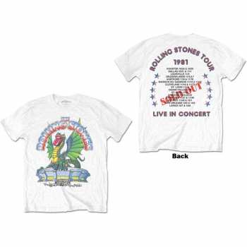 Marchandises The Rolling Stones: Tričko 81 Tour Dragon S