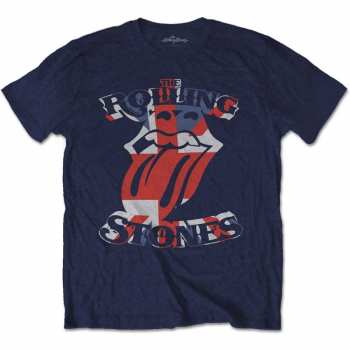 Merch The Rolling Stones: T-shirt British Flag Tongue 