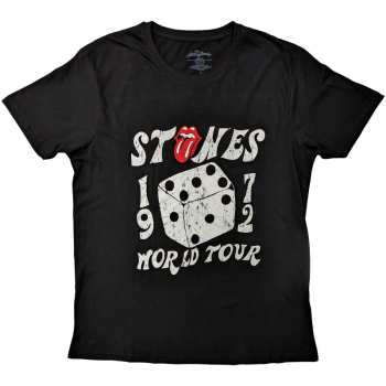 Marchandises The Rolling Stones: The Rolling Stones Unisex T-shirt: Dice Tour '72 (small) S