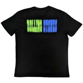 Marchandises The Rolling Stones: The Rolling Stones Unisex T-shirt: Distorted Tongue (back Print) (small) S