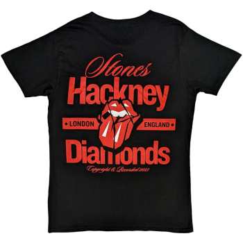 Marchandises The Rolling Stones: The Rolling Stones Unisex T-shirt: Hackney Diamonds Hackney London (back Print) (small) S