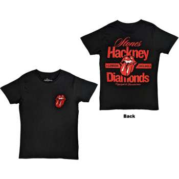 Marchandises The Rolling Stones: The Rolling Stones Unisex T-shirt: Hackney Diamonds Hackney London (back Print) (small) S