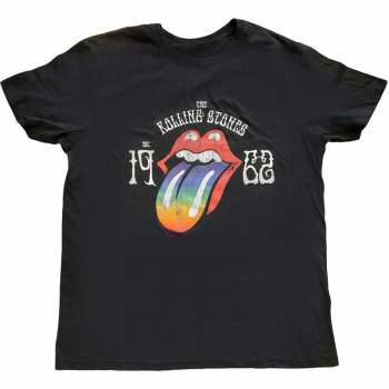 Merch The Rolling Stones: T-shirt Sixty Rainbow Tongue '62