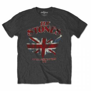 Merch The Rolling Stones: T-shirt Union Jack Us Map 