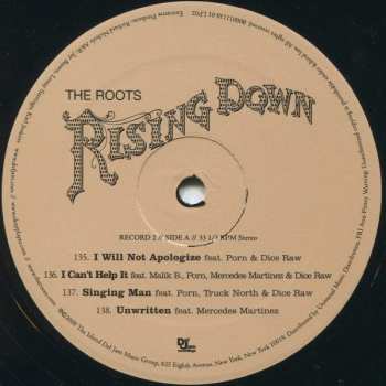 2LP The Roots: Rising Down