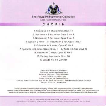 CD Frédéric Chopin: Chopin. Works Solo For Piano Including: Polonaise In F Sharp Minor, Opus 44, Waltz In E Minor, Nocturne In C Minor, Opus 48 No. 1, Mazurka In D Major, Opus 33 No. 2.