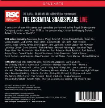 4CD/Coffret Royal Shakespeare Company: The Essential Shakespeare Live