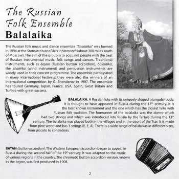 CD The Russian Folk Ensemble Balalaika: Kamarinskaya
