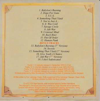 4CD/Coffret The Ruts: The Virgin Years