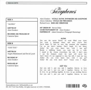 SP The Saxophones: Aloha / Just You LTD