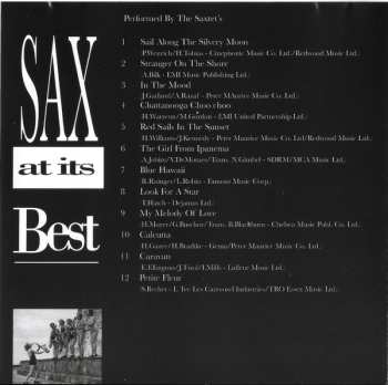 CD The Saxtet's: Sax At Its Best