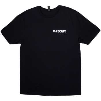Merch The Script: T-shirt Satellites & Pocket Logo The Script