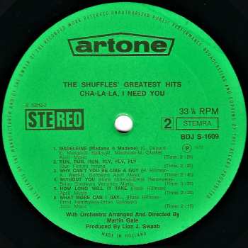 LP The Shuffles: Shuffles' Greatest Hits Cha-La-La, I Need You!