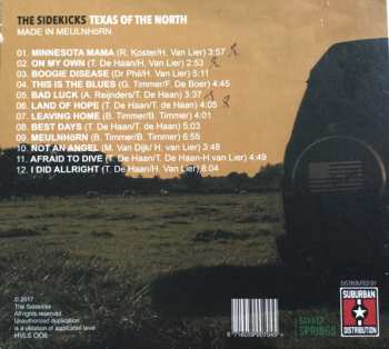 CD The Sidekicks: Texas Of The North (Made In Meulenhörn)