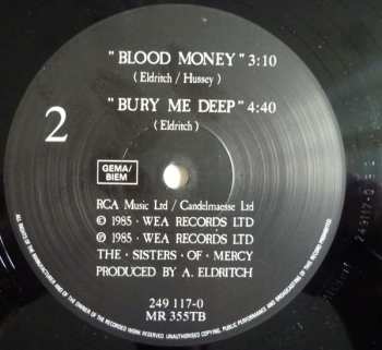 LP The Sisters Of Mercy: No Time To Cry