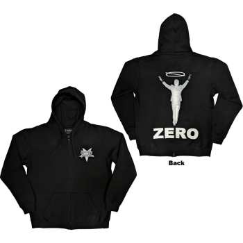 Marchandises The Smashing Pumpkins: The Smashing Pumpkins Unisex Zipped Hoodie: Zero Halo (back Print) (small) S