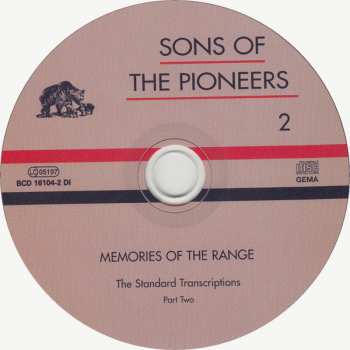 4CD/Coffret The Sons Of The Pioneers: Memories Of The Range