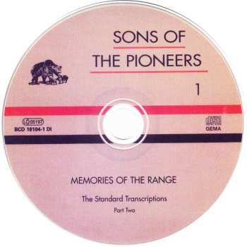 4CD/Coffret The Sons Of The Pioneers: Memories Of The Range