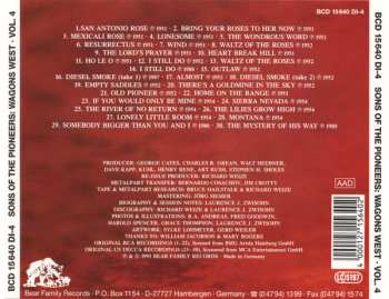 4CD/Coffret The Sons Of The Pioneers: Wagons West